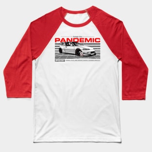 EG6 PANDEMIC - PAPAYA STREETART Baseball T-Shirt